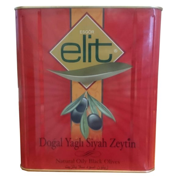 Elit 321-350 Süper Doğal Yağlı Siyah Zeytin